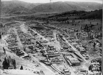 Aerial View of Creede fom Mammoth Mt 1902 - Creede Historical Society #377-CR-55 Aerial View of Creede fom Mammoth Mt 1902 - Creede Historical Society #377-CR-55