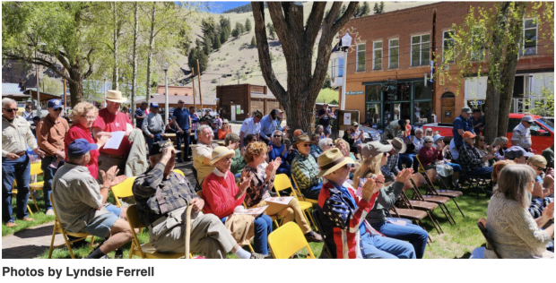 Memorial Day Ceremony in Basham Park